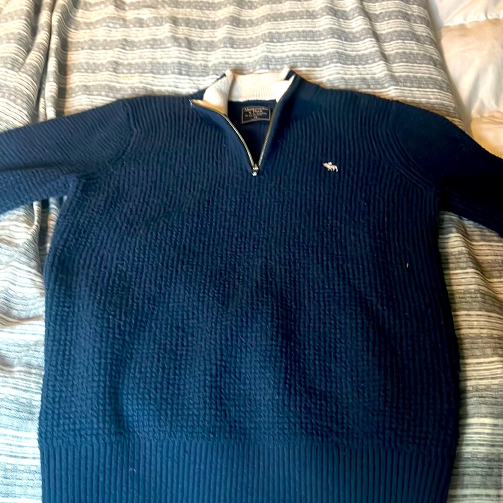 Abercrombie half zip sweater